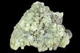 Green Prehnite Crystal Cluster - Morocco #108727-1